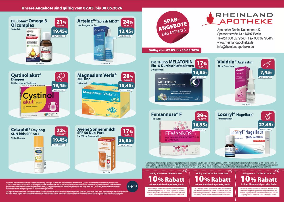 Unsere aktuellen Monatsangebote und Rabattcoupons Aktuelle Monatsangebote und Rabattcoupons